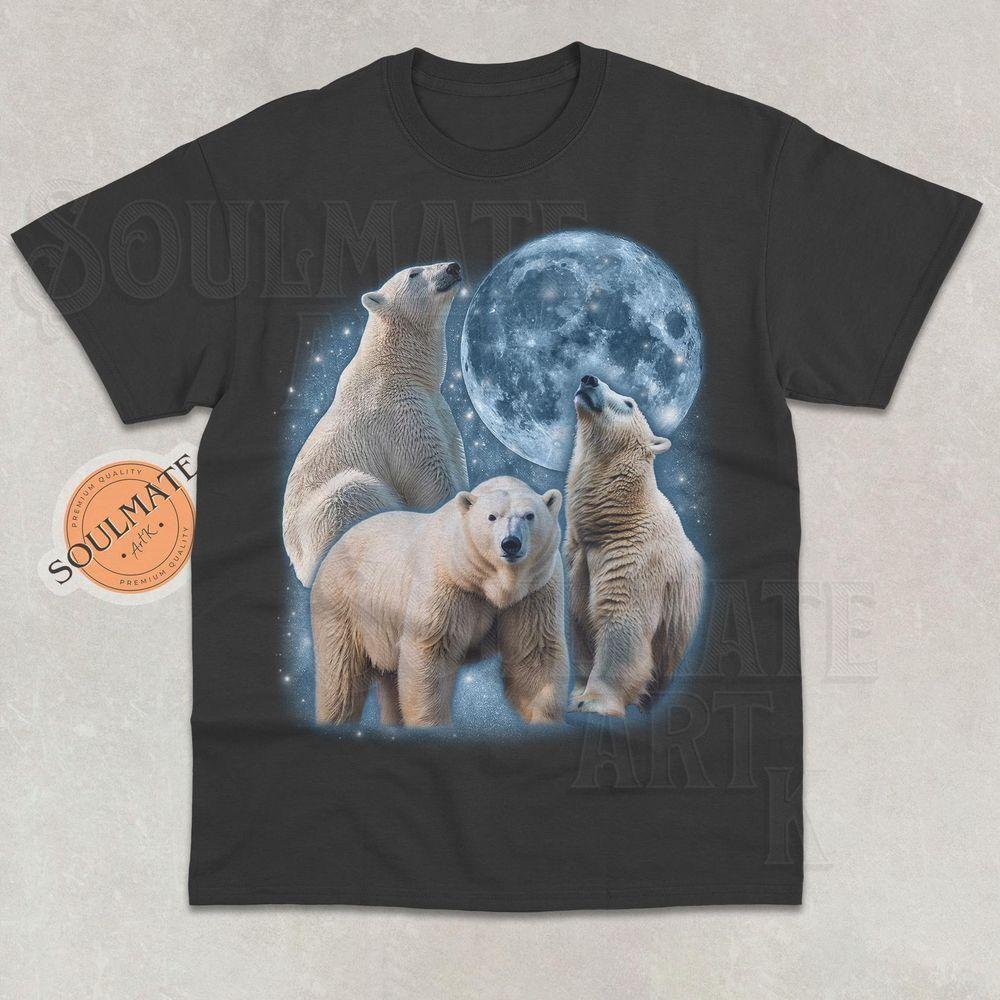 Three Polar Bears Moon Vuitino Apparel Three Polar Bears Moon Vuitino Apparel